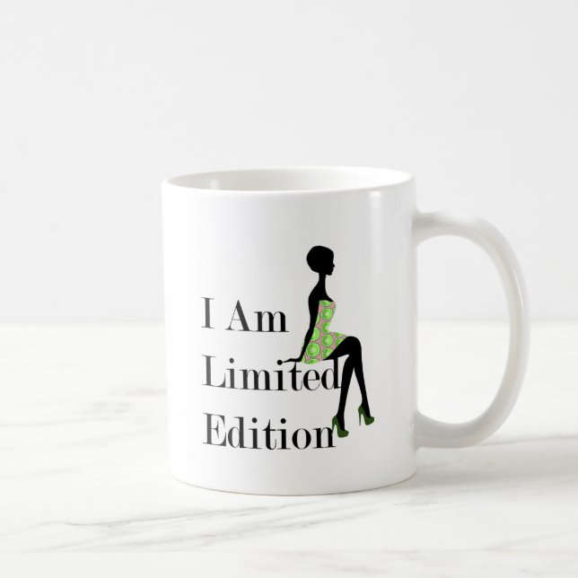 Fashion Silhouette I Am Limited Edition Quote Coffee Mug (Right)