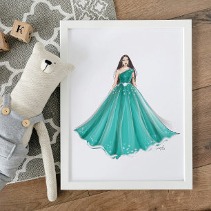 fashion sketch, art,  poster