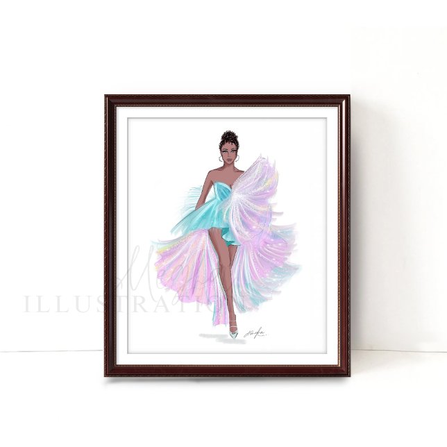 fashion sketch, illustration, poster (Creator Uploaded)