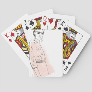 Fashion Sketch Playing Cards