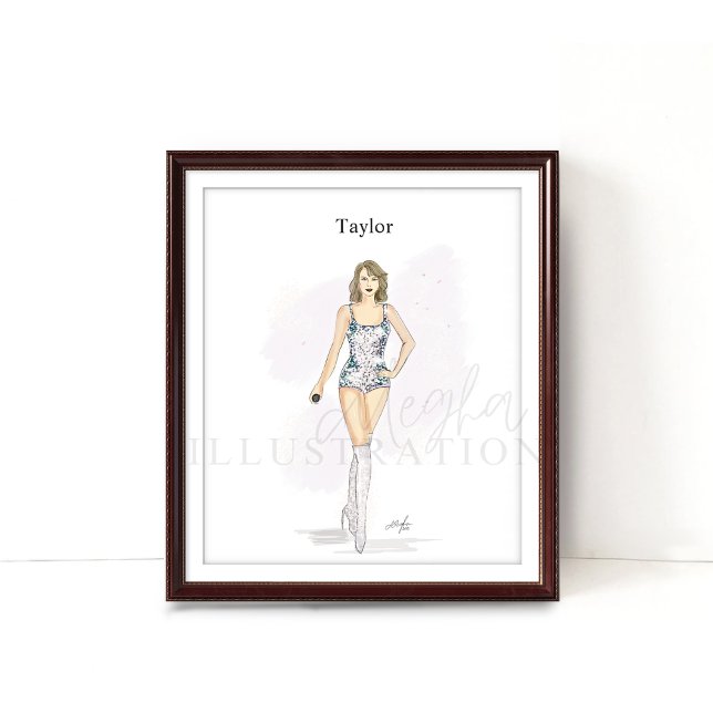 Fashion sketch, taylor poster (Creator Uploaded)
