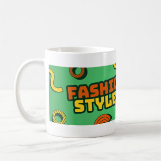 Fashion Style Typography Mug – Trendy Quote Design