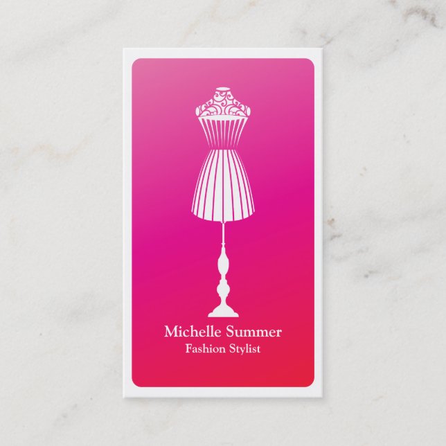 Fashion Stylist Business Card (Front)