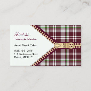 Fashion Tailoring Business Card