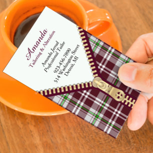 Fashion Tailoring Business Card