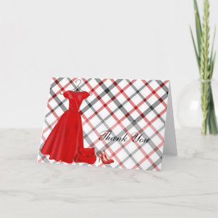 Fashion Thank You (Red) Card