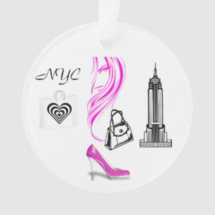 Fashion Theme New York City Ornament