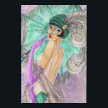 Fashion Umbrella Lady Vintage Style - Art Painting Faux Canvas Print<br><div class="desc">Fashion Umbrella Lady Vintage Style - Art Painting Retro Modern Woman Collection by MIGNED - Choose / Add Your Unique Text / Name / Colour - Make Your Special Gift - Resize and move or remove and add elements / text with customisation tool ! Painting and Design by MIGNED. Please...</div>