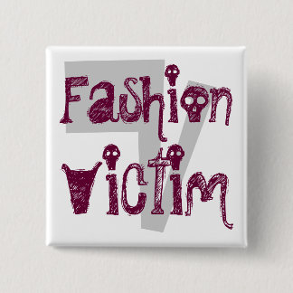 Fashion, Victim 15 Cm Square Badge