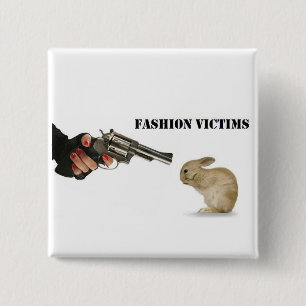 Fashion Victims 15 Cm Square Badge