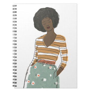 Fashion Vignette Portrait Notebook