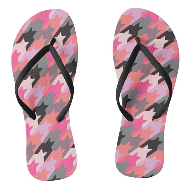 Fashion Vintage Cute- Pattern Stylish Modern Thongs (Footbed)