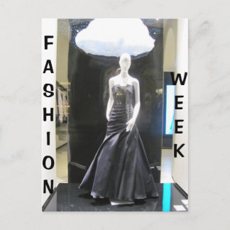 FASHION WEEK POSTCARD