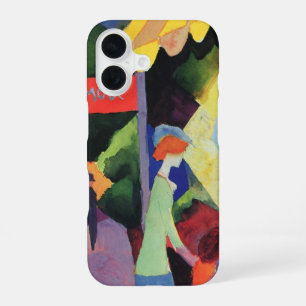 Fashion Window by August Macke, Vintage Fauvism iPhone 16 Case