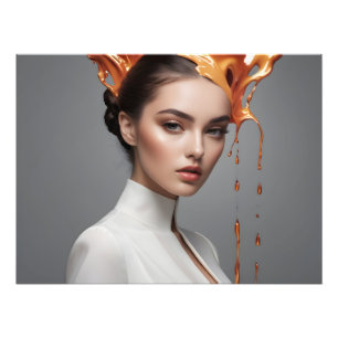 Fashion woman fine art photo print