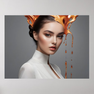 Fashion woman fine art  poster