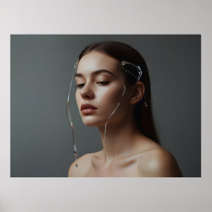 Fashion woman fine art poster