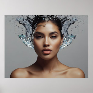 Fashion woman fine art poster