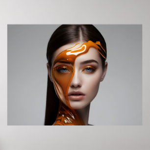 Fashion woman fine art  poster