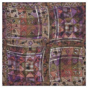 Fashionable African abstract tribal Fabric