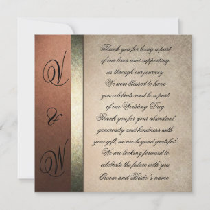 Fashionable and Stylish Wedding Thank You Cards