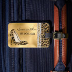 Fashionable Black Stilettos with Jewels 