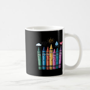 Fashionable Crayon Mood Colour Crayons Friyay Teac Coffee Mug