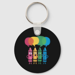 Fashionable Crayon Mood Colour Crayons Friyay Teac Key Ring