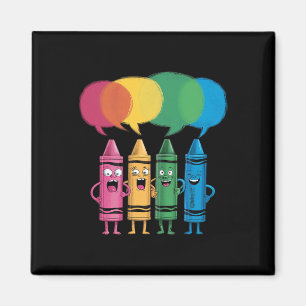 Fashionable Crayon Mood Colour Crayons Friyay Teac Magnet