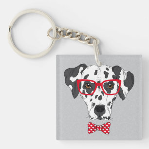 Fashionable Dalmatian Key Ring