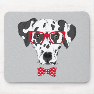 Fashionable Dalmatian Mouse Pad