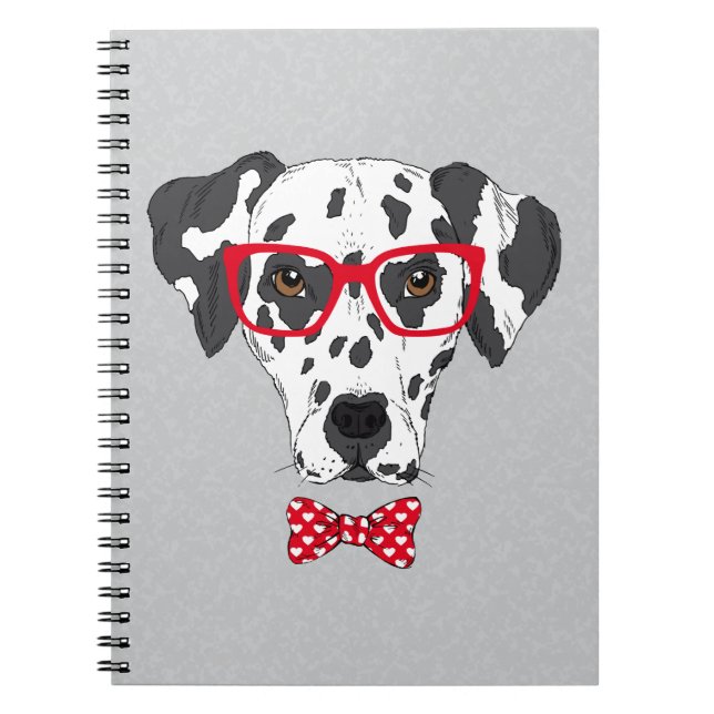Fashionable Dalmatian Notebook (Front)