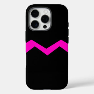 Fashionable Design on Black Background iPhone 16 Pro Case