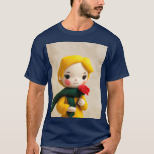Fashionable Doll T-Shirt"Stylish Doll Style T-Shirt