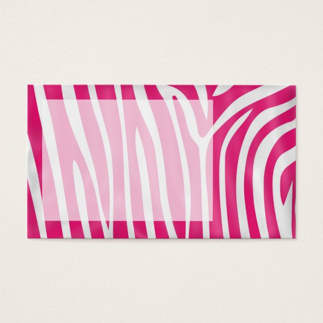 Fashionable elegant girly zebra pattern (Front)