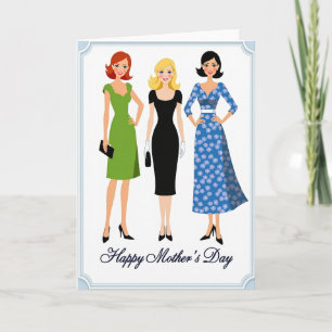 Fashionable Friends Greeting Card