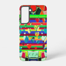 Fashionable Fun Hearts Mosaic Art