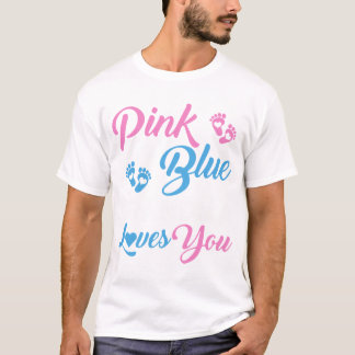 Fashionable Gender Reveal Grandma Loves You Pink O T-Shirt