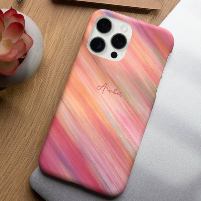 Fashionable Mutil Colour Striped Texture Customise Case-Mate iPhone Case (Creator Uploaded)