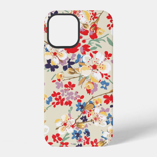 Fashionable pattern in small flowers iPhone case (Back)