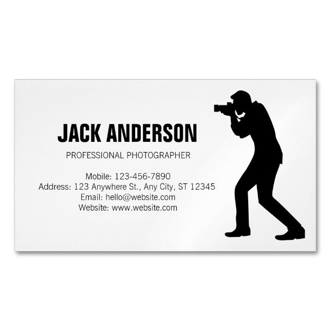 Fashionable Photography Business Cards (Front)