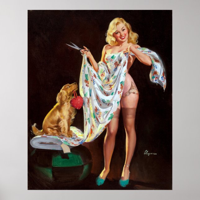 Fashionable Pin Up Poster (Front)