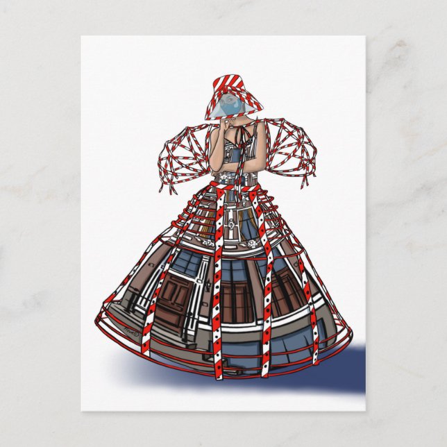 "Fashionable" Postcard (Front)