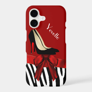 Fashionable Red & Zebra Print