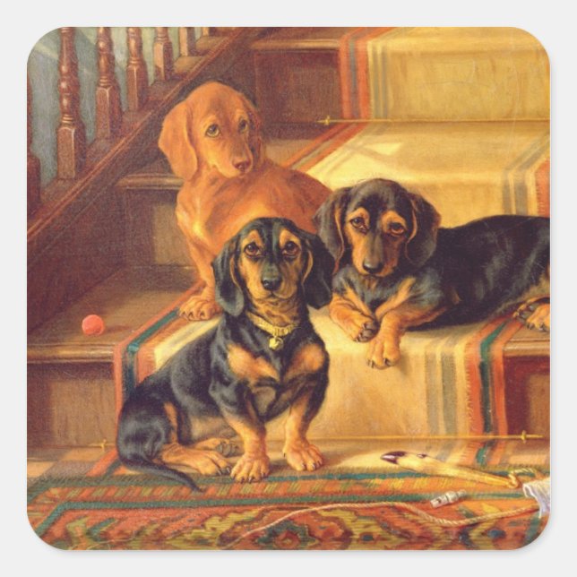 Fashionable Refinities Square Sticker (Front)