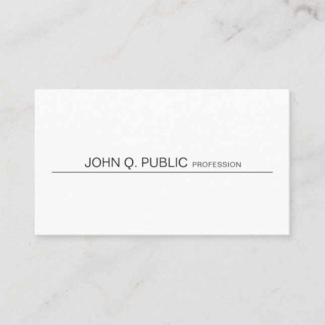 Fashionable Smart Modern Professional Graphic Business Card (Front)
