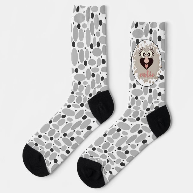 Fashionable socks with a pet goblin (Left)