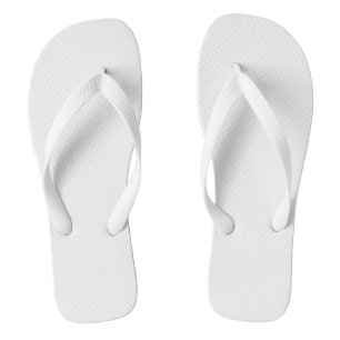 Fashionable Solid White Thongs