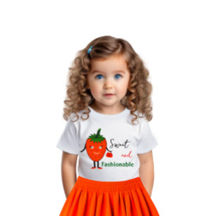 Fashionable strawberry  baby T-Shirt