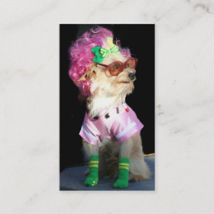 Fashionable Toy Dog Business Cards